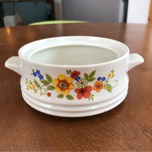 vintage Sweet Flowers Serve’n Store bakeware